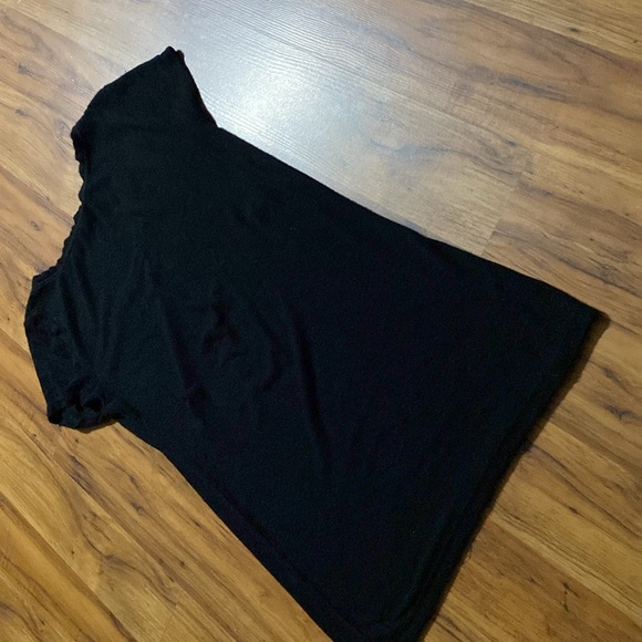 Splash Scooped Neck Ribbed Short Sleeve Top Size Large - Picture 6 of 10